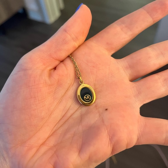 Mejuri Gold Vermeil Strength Tarot Card Necklace. - Picture 5 of 6